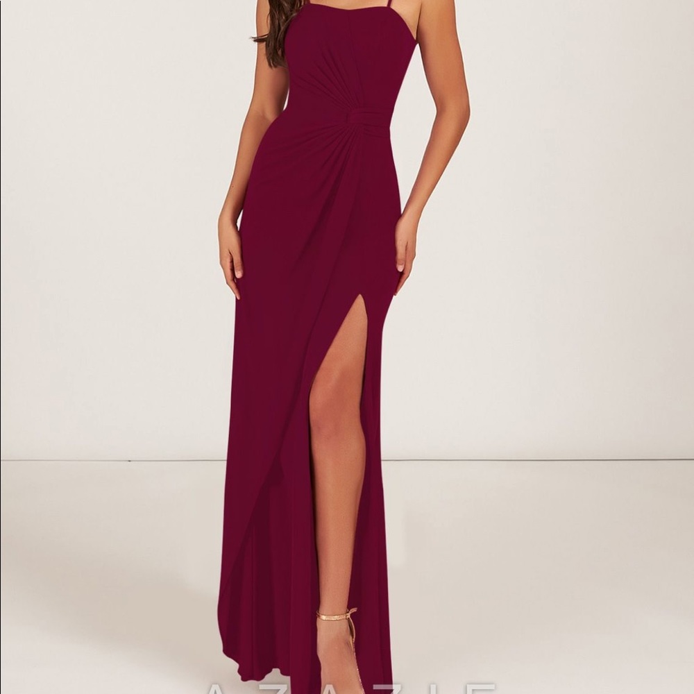 Azazie Jacqueline Dress in Burgundy